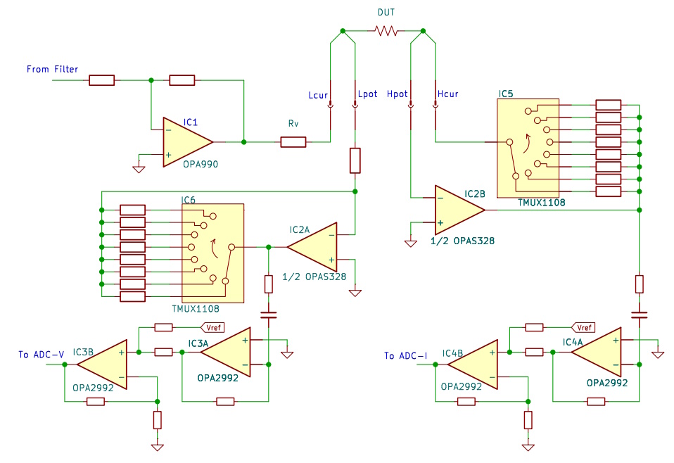 LCR-Meter Simplified Schematic